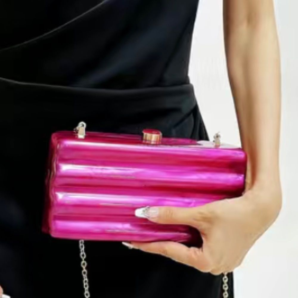 Beautiful Bright Acrylic Clutch